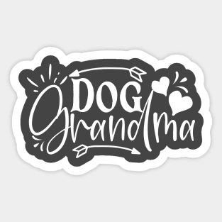 Dog Grandma Sticker